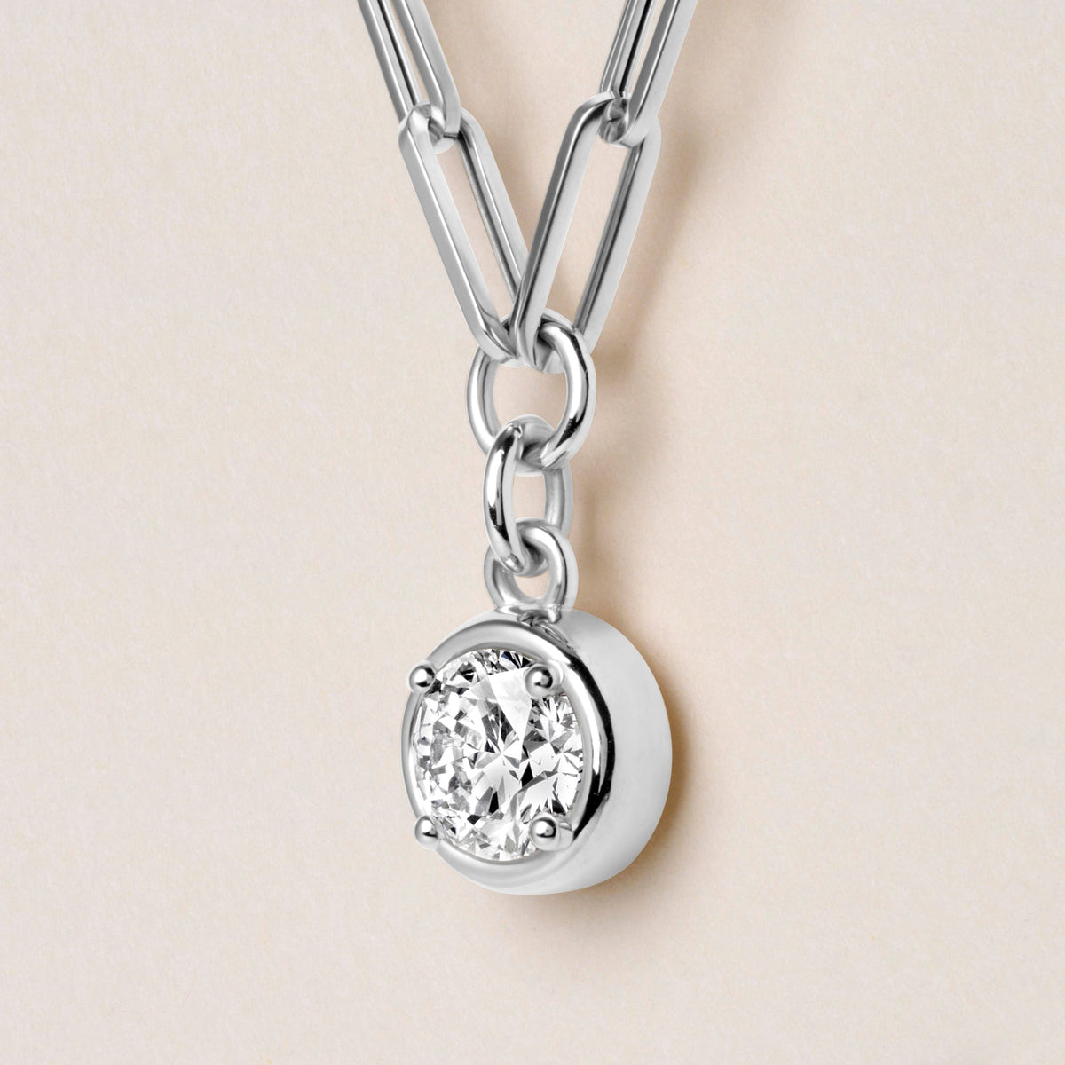 Round Lustra Bezel Pendant Pendant ABP-232-LGD-4  - Abtin & Co.