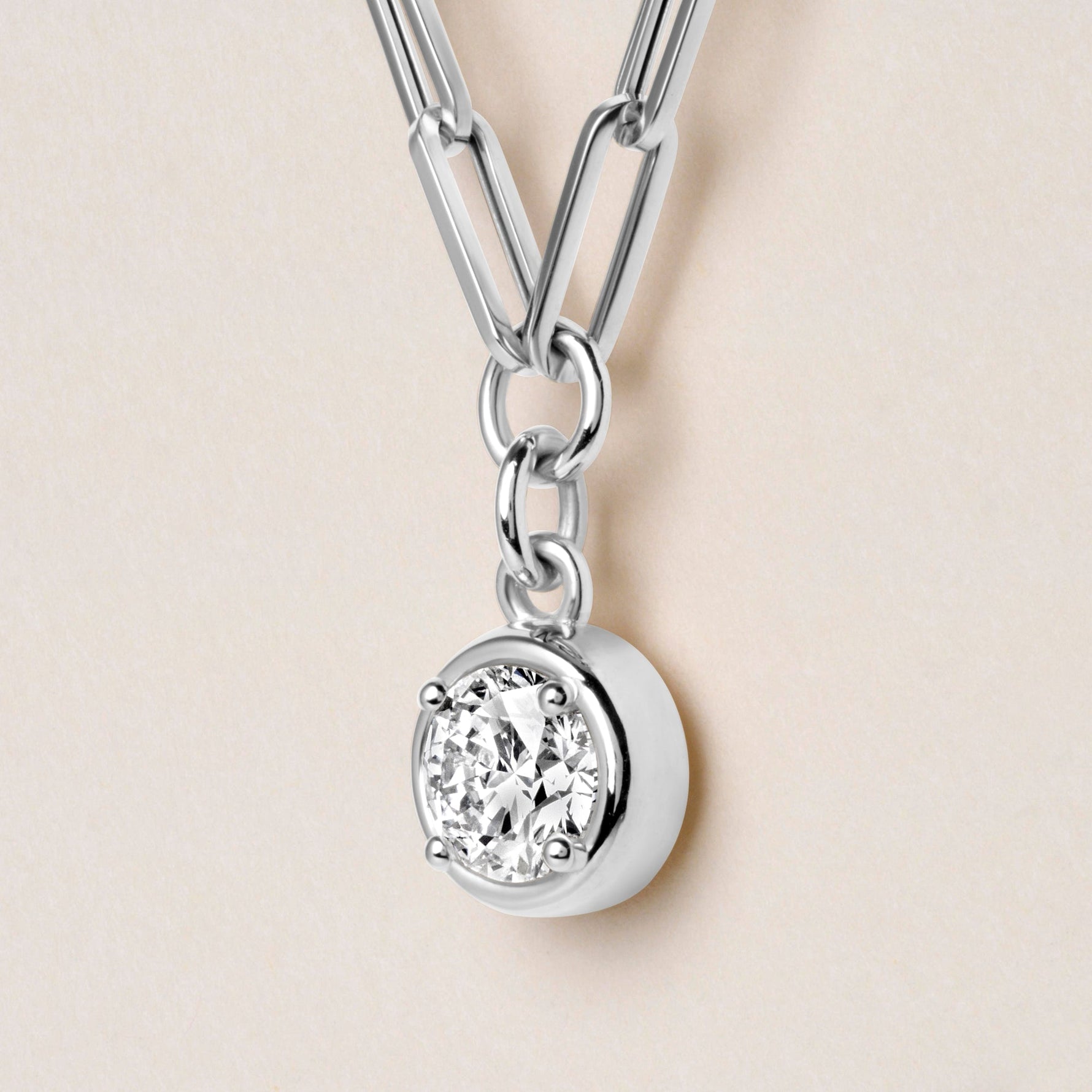 Round Lustra Bezel Pendant Pendant ABP-232-LGD-4  - Abtin & Co.
