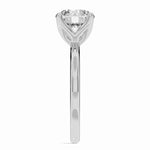Round Lustre Solitaire Ring ABER-100-RD-LGD-6  - Abtin & Co.