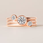 Round Strata Band Ring ABB-715-RD-D-5  - Abtin & Co.