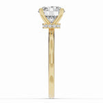 Round Tiara Glow Solitaire Ring ABER-102-RD-LGD-1  - Abtin & Co.