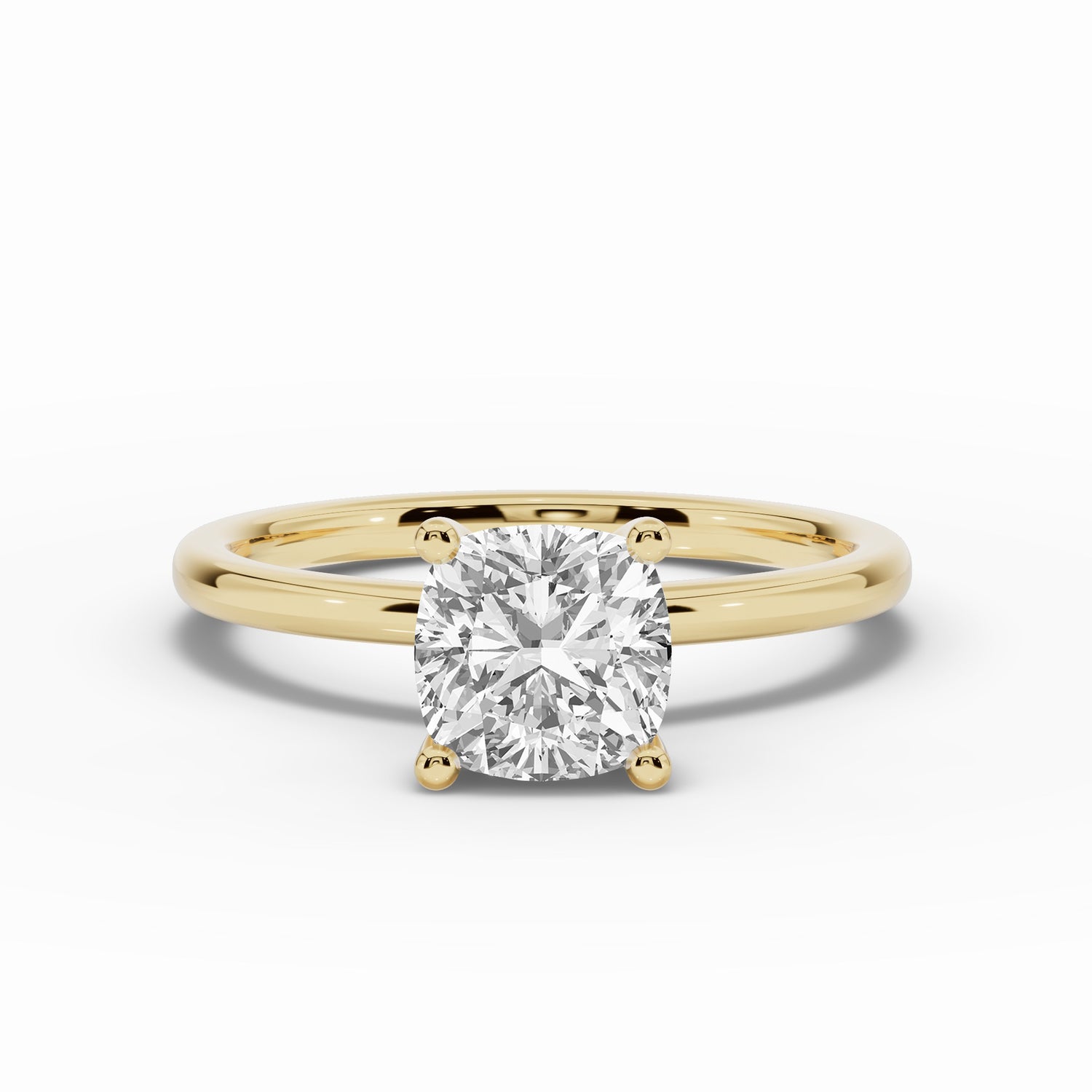 Cushion Tiara Glow Solitaire