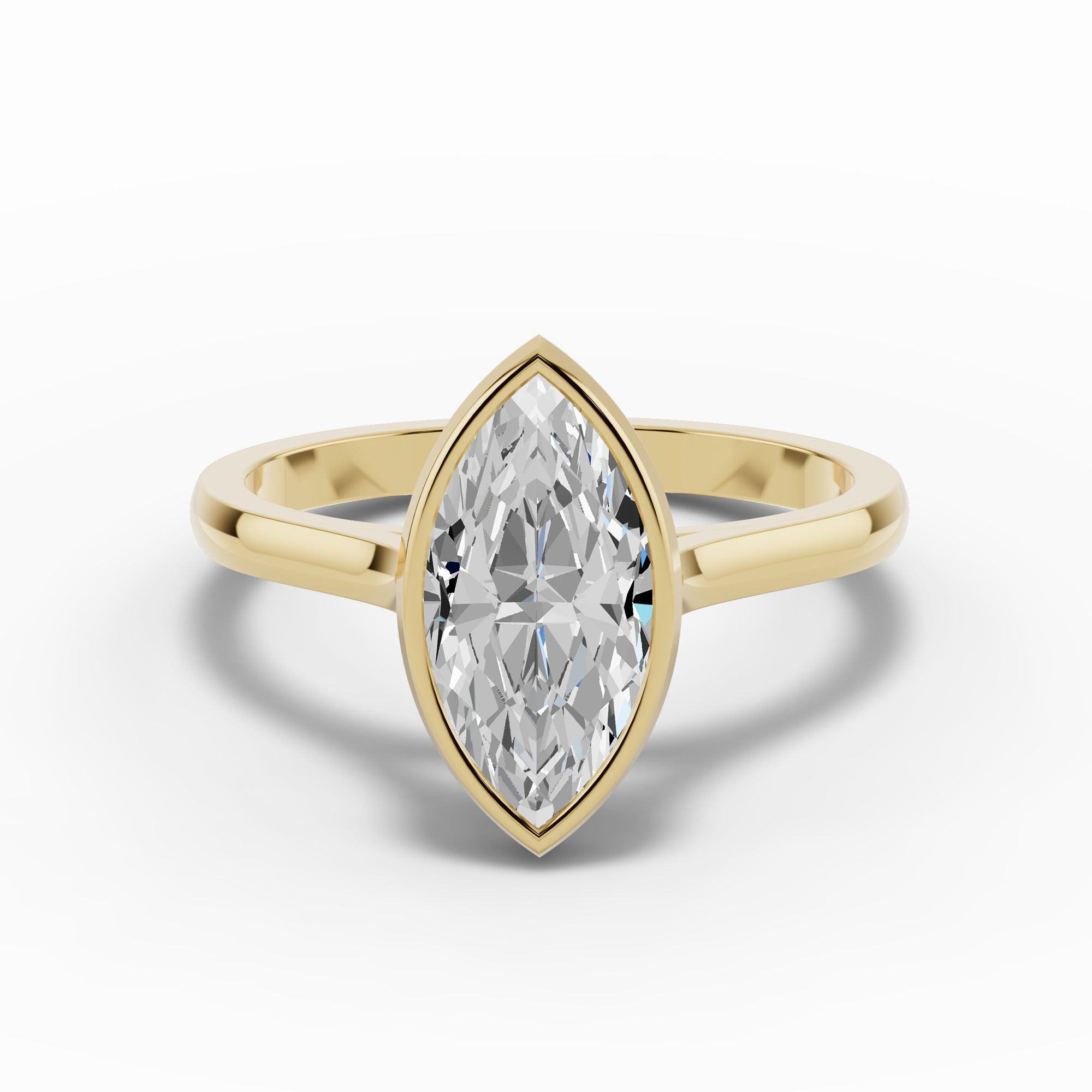 Marquise Lumière Bezel Solitaire