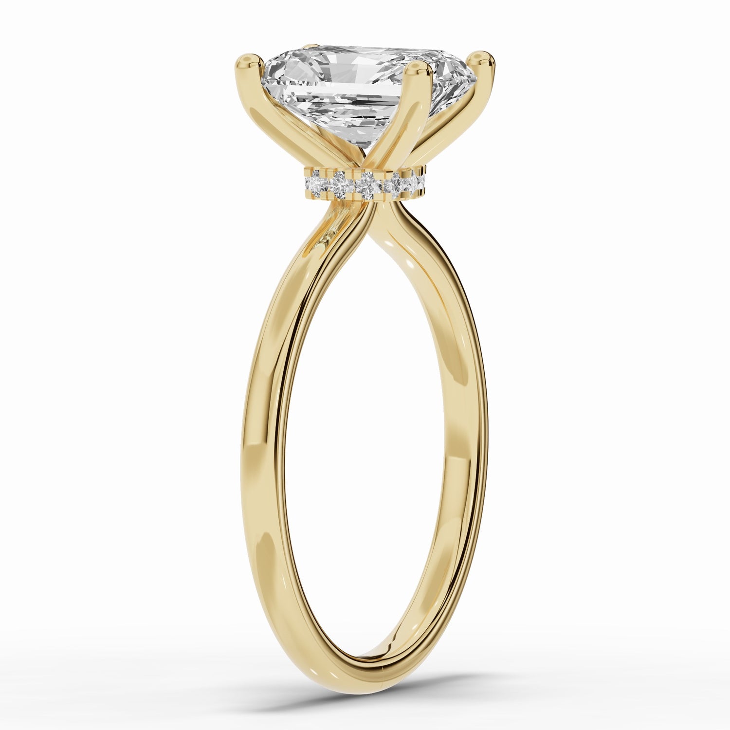 Radiant Tiara Glow Solitaire