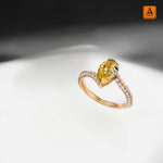 SOLARA Ring Ring ABB-733Y-YLGD-1  - Abtin & Co.