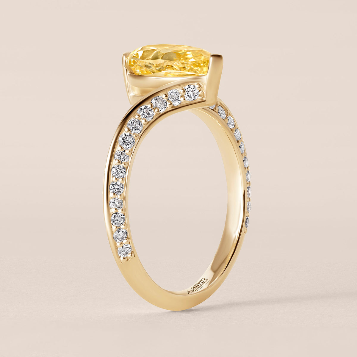 SOLARA Ring Ring ABB-733Y-YLGD-1  - Abtin & Co.