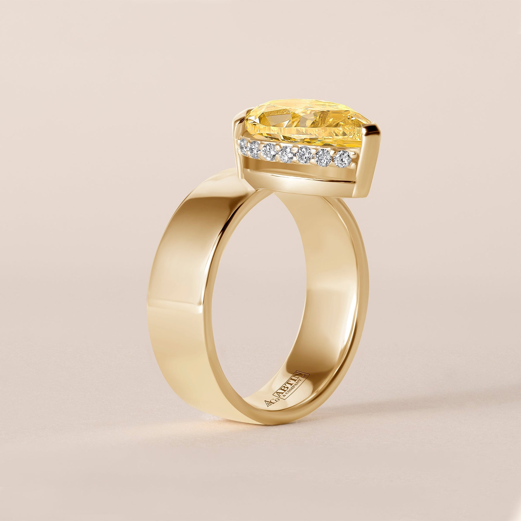 SOLIS Ring Ring ABB-801Y-Y.LGD-1  - Abtin & Co.