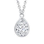 Teardrop Bezel Pendant Pendant BP-237-LGD-4  - Abtin & Co.