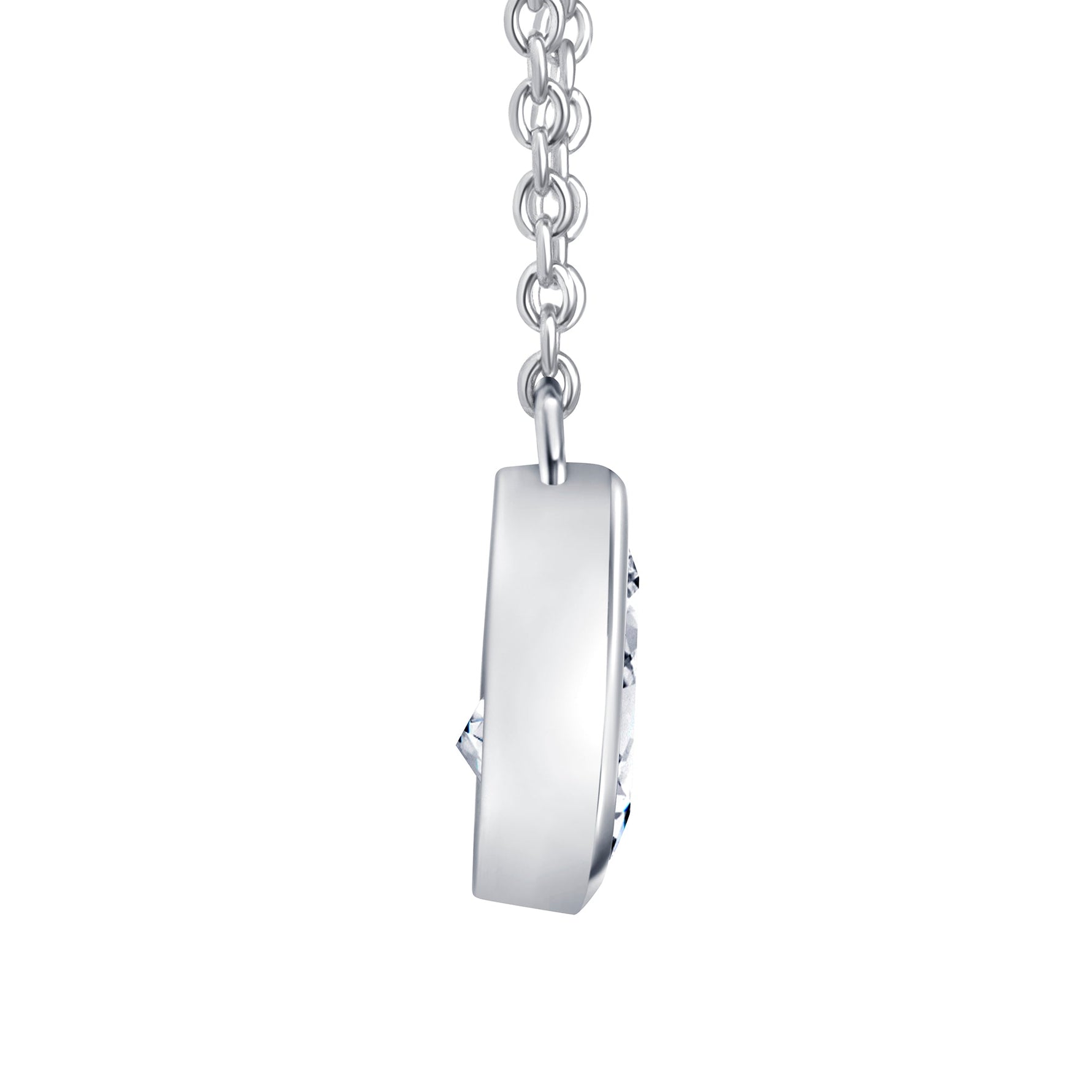 Teardrop Bezel Pendant Pendant BP-237-LGD-4  - Abtin & Co.