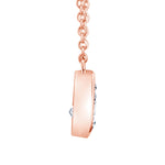Teardrop Bezel Pendant Pendant BP-237-LGD-7  - Abtin & Co.