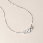 Trio Bezel Pendant Pendant ABP-249-LGD-2  - Abtin & Co.