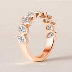 Verte Marquise Band – Halfway Ring ABB-726.1-LGD-3  - Abtin & Co.