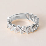Verte Marquise Band — Three-Quarter Ring ABB-726.2-LGD-1  - Abtin & Co.