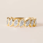 Verte Marquise Band — Three-Quarter Ring ABB-726.2-LGD-1  - Abtin & Co.