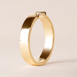 Vertical Pear Centerline Edge Ring Ring ABB-713.1V1-PR2-D-1  - Abtin & Co.