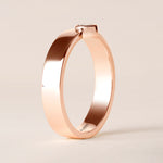 Vertical Pear Centerline Edge Ring Ring ABB-713.1V1-PR2-D-1  - Abtin & Co.