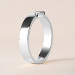 Vertical Pear Centerline Edge Ring Ring ABB-713.1V1-PR2-D-1  - Abtin & Co.