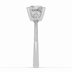 Vionne Cushion Three-Stone Engagement Ring Ring ABER-107-CU-LGD-6  - Abtin & Co.