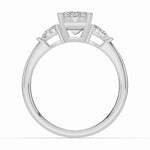 Vionne Emerald Cut Three-Stone Engagement Ring Ring ABER-107-EM-LGD-6  - Abtin & Co.