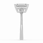 Vionne Emerald Cut Three-Stone Engagement Ring Ring ABER-107-EM-LGD-6  - Abtin & Co.