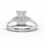 Vionne Emerald Cut Three-Stone Engagement Ring Ring ABER-107-EM-LGD-6  - Abtin & Co.
