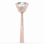 Vionne Round Three-Stone Engagement Ring Ring ABER-107-RD-LGD-11  - Abtin & Co.