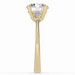 Vionne Round Three-Stone Engagement Ring Ring ABER-107-RD-LGD-1  - Abtin & Co.