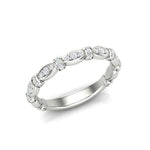 14k Gold Vintage Style Diamond Stackable Ring Wedding Band - Abtin & Company 