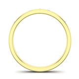 14k Diamond Spangled Stackable Ring Wedding Band - Abtin & Company 