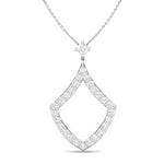 14K Diamond Open Pear-Shape Pendant Pendant ABP-101-D  - Abtin & Co.