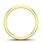 14k Diamond Spangled Stackable Ring Wedding Band Ring ABB-178-D  - Abtin & Co.