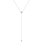 14K Diamond Y-Necklace Lariat Necklace Necklace ABN-46-D  - Abtin & Co.