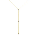 14K Diamond Y-Necklace Lariat Necklace Necklace ABN-111-D  - Abtin & Co.