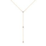 14K Diamond Y-Necklace Lariat Necklace Necklace ABN-111-D  - Abtin & Co.
