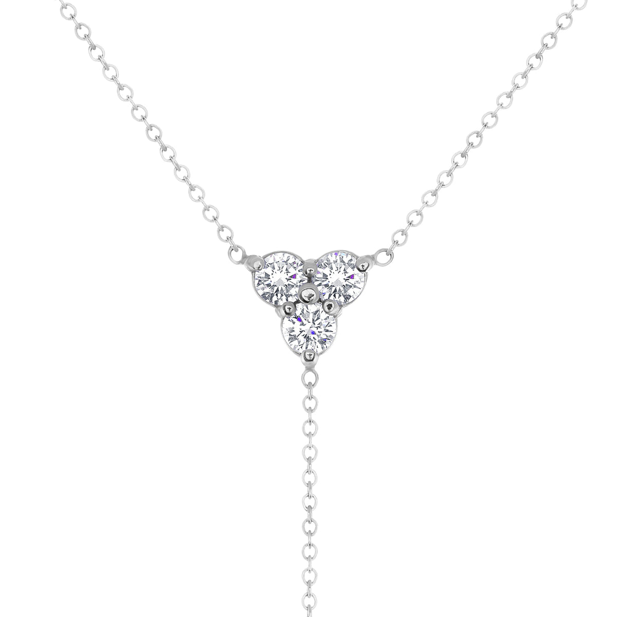 14K Diamond Y-Necklace Lariat Necklace Necklace ABN-46-D  - Abtin & Co.