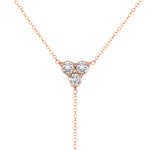 14K Diamond Y-Necklace Lariat Necklace Necklace ABN-46-D  - Abtin & Co.