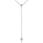 14K Diamond Y-Necklace Lariat Necklace Necklace ABN-111-D  - Abtin & Co.