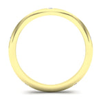 14k Gold Art Deco style Wavy Diamond Wedding Band Ring GGDB-176-D  - Abtin & Co.