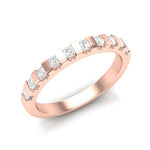 14k Gold Bar Channel Diamond Anniversary Band Ring ABB-175-D  - Abtin & Co.