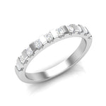 14k Gold Bar Channel Diamond Anniversary Band Ring ABB-175-D  - Abtin & Co.