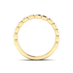 14k Gold Bezel Set Diamond Stackable Ring Wedding Band Ring ABB-216-D  - Abtin & Co.