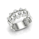 14k Gold Bubble Bezel Set Diamond Ring Ring ABB-218-D  - Abtin & Co.