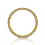14k Gold Channel Set Diamond Stackable Ring Wedding Band Ring ABB-131-D  - Abtin & Co.
