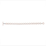 14K Gold Diamond Chain-Link Bracelet Two-Tone Bracelet Bracelet ABBR-100.1C6-D  - Abtin & Co.