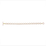 14K Gold Diamond Chain-Link Bracelet Two Tone Bracelet Bracelet ABBR-100.1C5-D  - Abtin & Co.