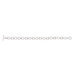 14K Gold Diamond Chain-Link Bracelet Two Tone Bracelet Bracelet ABBR-100.2C2-D  - Abtin & Co.