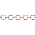 14K Gold Diamond Chain-Link Bracelet Two-Tone Bracelet Bracelet ABBR-100.1C6-D  - Abtin & Co.