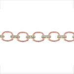 14K Gold Diamond Chain-Link Bracelet Two Tone Bracelet Bracelet ABBR-100.1C5-D  - Abtin & Co.