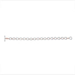 14K Gold Diamond Chain-Link Bracelet Two-Tone Bracelet Bracelet ABBR-100.1C2-D  - Abtin & Co.