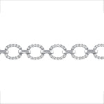 14K Gold Diamond Chain-link Bracelet Bracelet ABBR-100.2W-D  - Abtin & Co.
